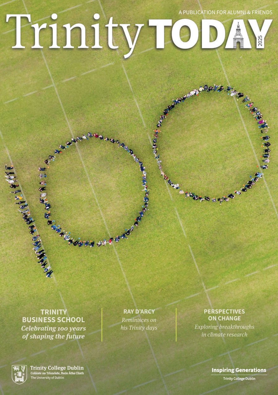 Trinity Today alumni magazine cover, Hilary Term 2025 edition